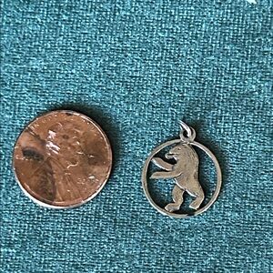 Sterling Bear of Berlin Pendant Charm in Silver